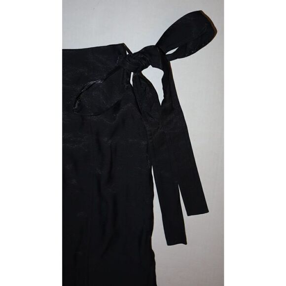 Revolve Line and Dot Women's Sz XS Black Front Slit Sample Skirt w/Side Zipper - Picture 3 of 13